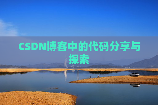 CSDN博客中的代码分享与探索